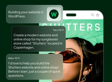 Build WordPress website with AI