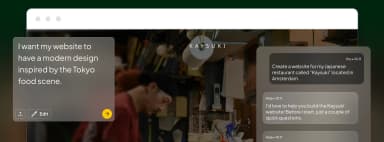 Build a website with Aida AI
