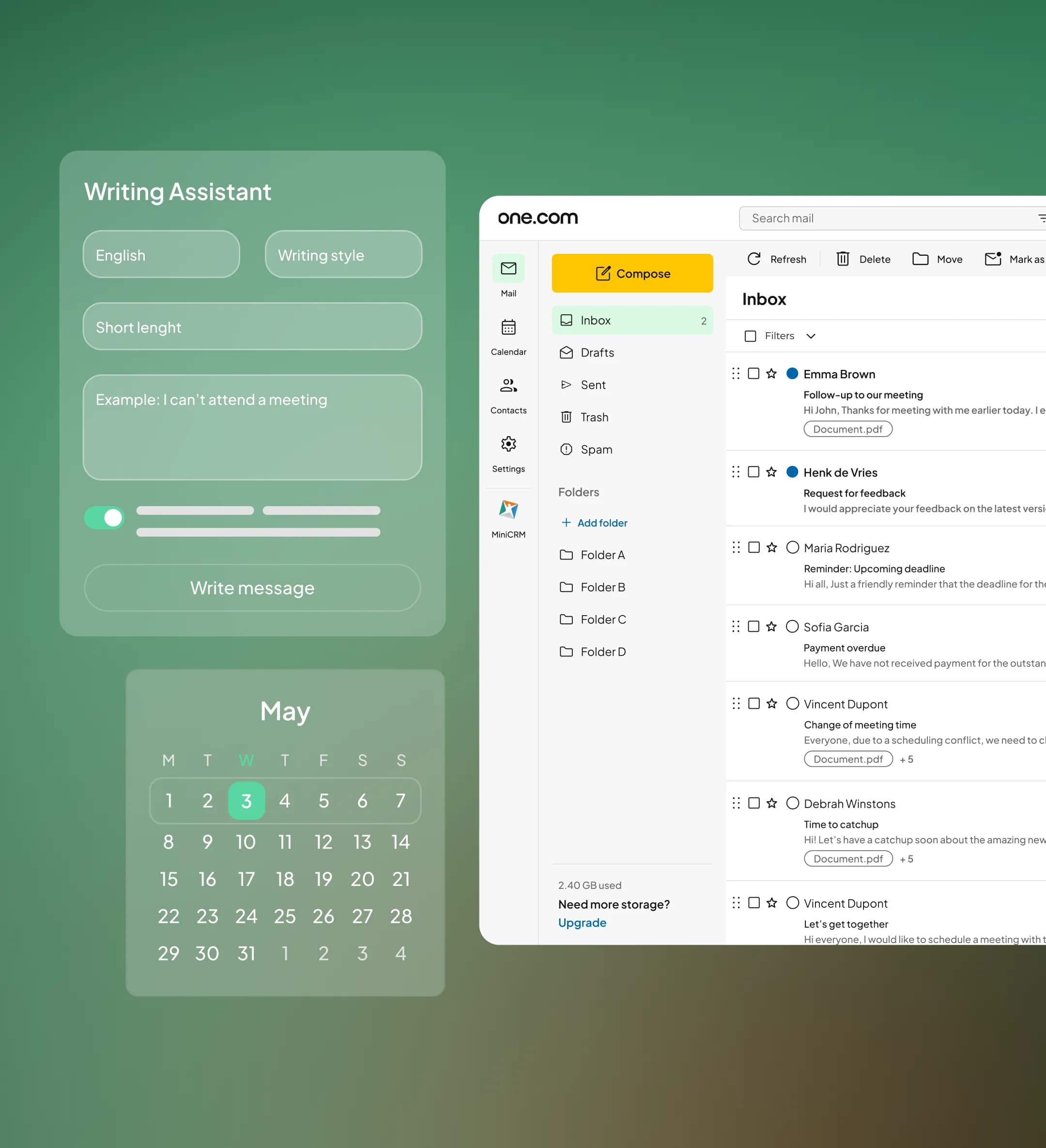 AI webmail hosting LP
